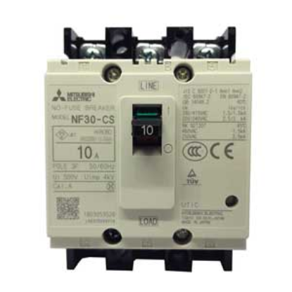 Ảnh của MCCB Mitsubishi NF30-CS 3P 10A 1.5KA