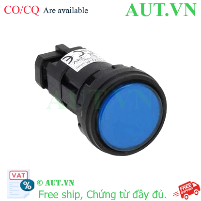 Ảnh của Đèn báo phi 22 HW1P-1Q4S Idec 24VAC/DC, màu xanh da trời