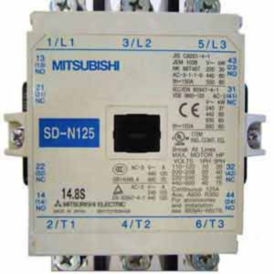Ảnh của Contactor Mitsubishi SD-N125 DC48V 2a2b