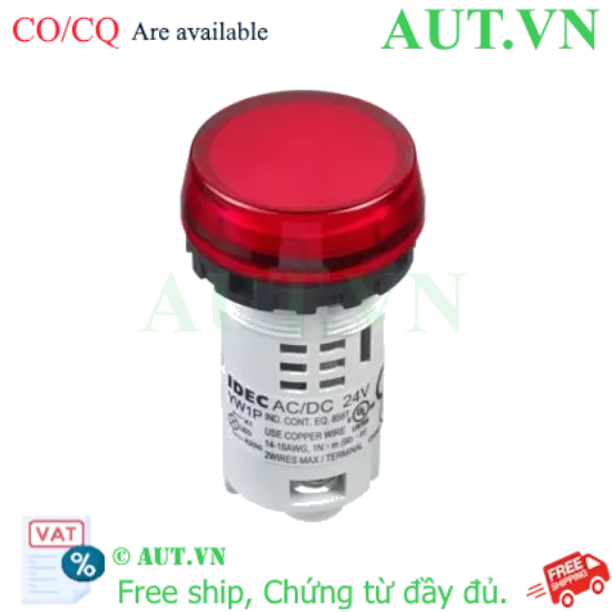 Ảnh của Đèn báo phi 22 IDEC YW1P-1BUQM3R 