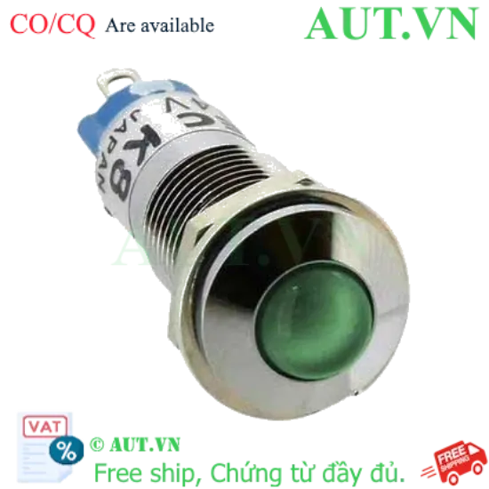 Ảnh của Đèn LED cảnh báo UP9P-2498G IDEC, 24VDC, D8, màu xanh lá