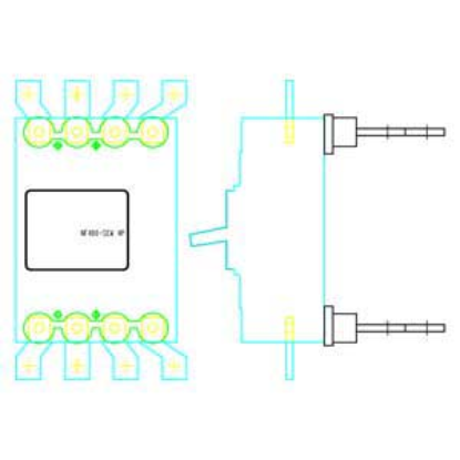 Ảnh của MCCB Mitsubishi NF400-SEW 4P 400A 50KA