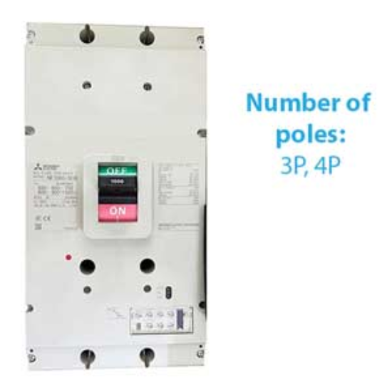 Ảnh của MCCB Mitsubishi NF1000-SEW 4P 1000A 85KA