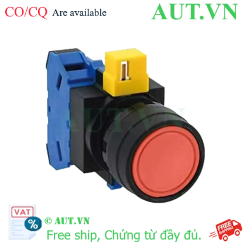 Ảnh của HW1B-M110R công tắc ấn nhả IDEC, D22, 1NO, đỏ