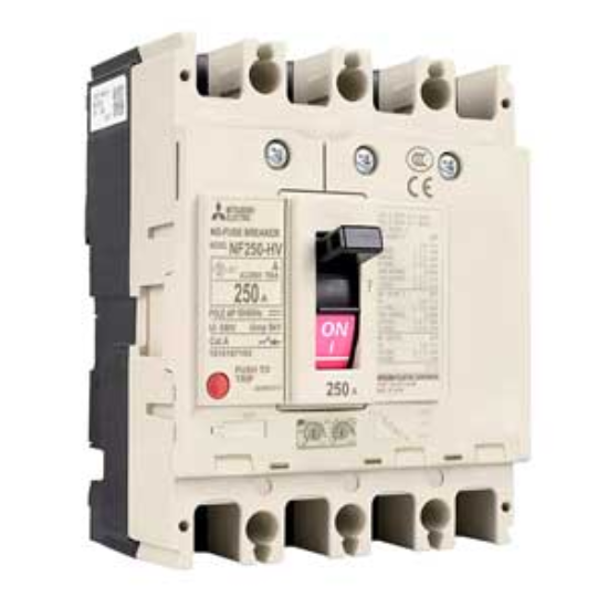 Ảnh của MCCB Mitsubishi NF250-HEV 4P 125-250A 75kA