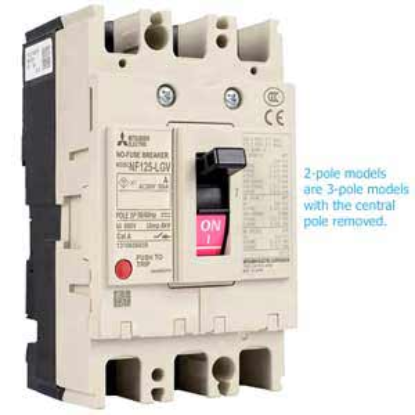 Ảnh của MCCB Mitsubishi NF125-LGV 2P 90-125A 90KA