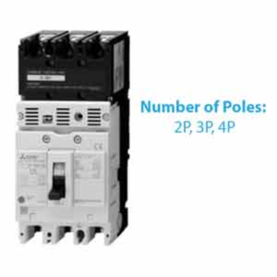Ảnh của MCCB Mitsubishi NF125-UV 3P 40A 200kA