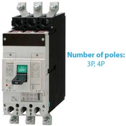 Ảnh của MCCB Mitsubishi NF400-UEW 3P 400A 200kA