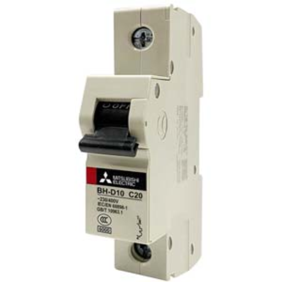 Ảnh của MCB Mitsubishi BH-D10 1P 20A 10kA C N