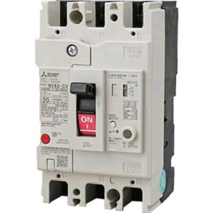 Ảnh của CB chống giật Mitsubishi NV63-CV 3P 20A 5kA 1.2.500mA