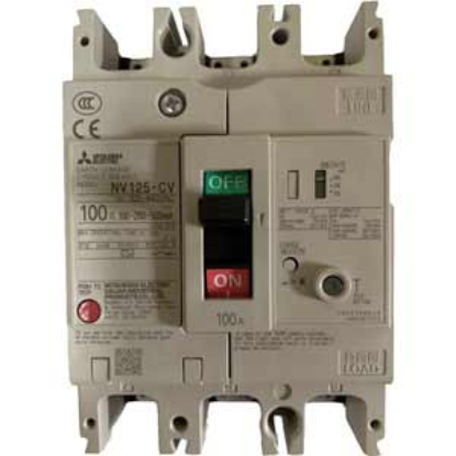 Ảnh của CB chống giật Mitsubishi NV125-CV 3P 100A 10kA 1.2.500mA
