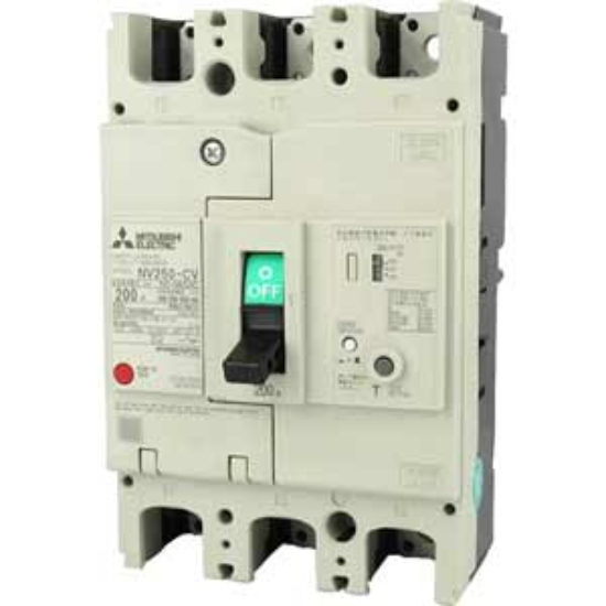 Ảnh của CB chống giật Mitsubishi NV250-CV 3P 200A 25kA 1.2.500mA