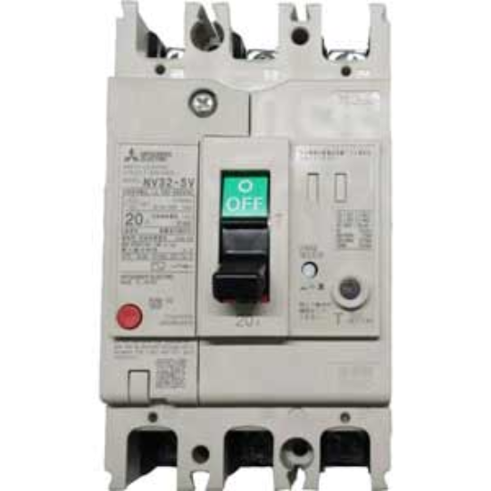 Ảnh của CB chống giật Mitsubishi NV32-SV 3P 20A 5kA 30mA