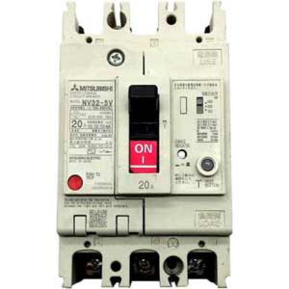Ảnh của CB chống giật Mitsubishi NV32-SV 3P 20A 5kA 1.2.500mA