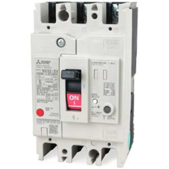 Ảnh của CB chống giật Mitsubishi NV32-SV 3P 32A 5kA 1.2.500mA
