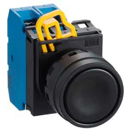 Ảnh của Công tắc nút nhấn YW1B-M1E20B IDEC, 2NO, đen, đẹp