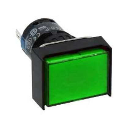 Ảnh của AL6H-P4GC IDEC Đèn báo hình chữ nhật 24V D16 Xanh - Giá tốt