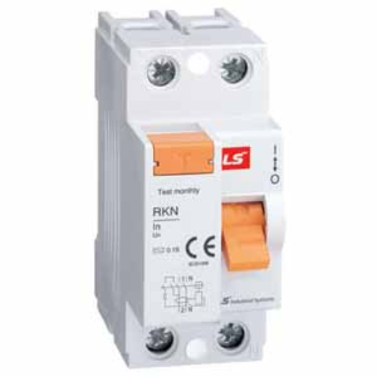 Ảnh của Aptomat chống giật (RCCB) LS RKN 1P+N 63A 30mA .