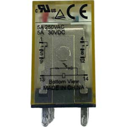 Ảnh của RN2S-NL-A230 IDEC - Rơ le trung gian 8 chân dẹt 230VAC