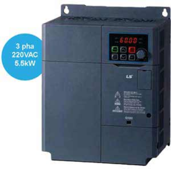 Ảnh của LSLV0055G100-2EONN Biến tần LS 3 pha 200V 5.5 kW 24A,30A 400Hz