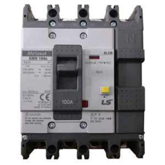 Ảnh của Aptomat chống giật 4 cực LS EBN104c 100A 30mA .