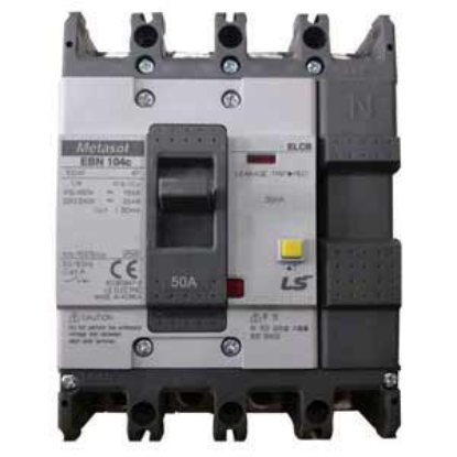 Ảnh của Aptomat chống giật 4 cực LS EBN104c 50A 30mA .