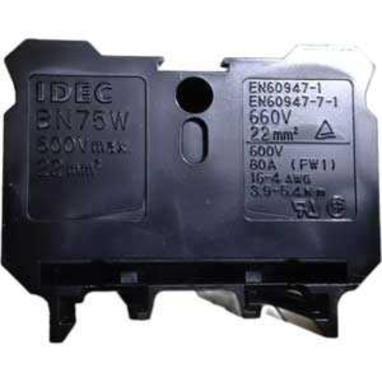 Ảnh của BN75W - IDEC Cầu đấu - 1 mạch điện trên một cực - 94A