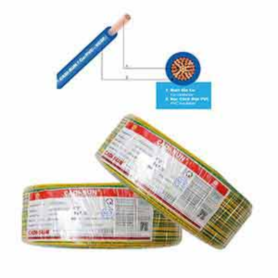 Ảnh của Dây điện đơn mềm ruột đồng CADISUN VCSF 1x1.5-E 