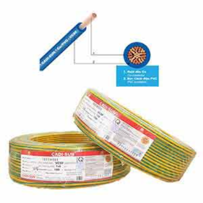 Ảnh của Dây điện đơn mềm ruột đồng CADISUN VCSF 1x6.0-E 