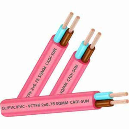 Ảnh của Dây điện đôi mềm ruột đồng CADISUN VCTFK 2x0.75 