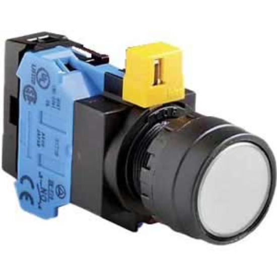 Ảnh của HW1L-M1F10QD-W-24V IDEC Nút nhấn nhả D22mm 1NO LED trắng