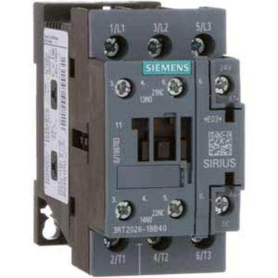 Ảnh của 3RT2026-1BB40 công tắc khởi động từ SIEMENS, 3NO, 3 pha