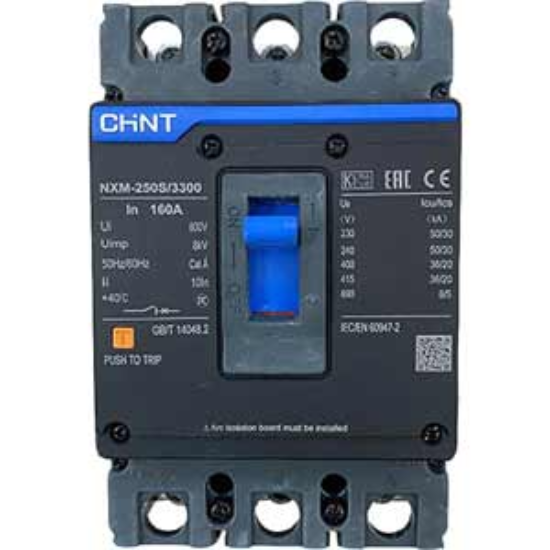 Ảnh của Áp tô mát khối CHINT NXM-250S/3300 160A 