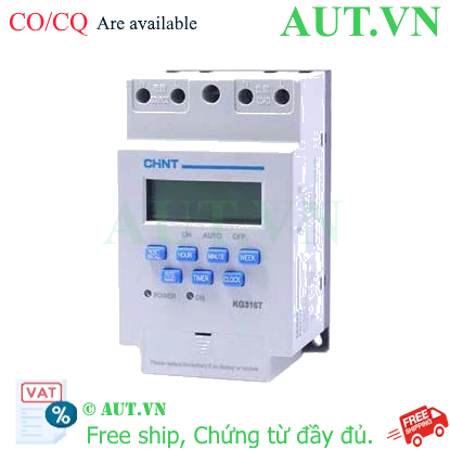 Ảnh của Công tắc hẹn giờ KG316T 3A 16-ON 16-OFF AC220V CHINT