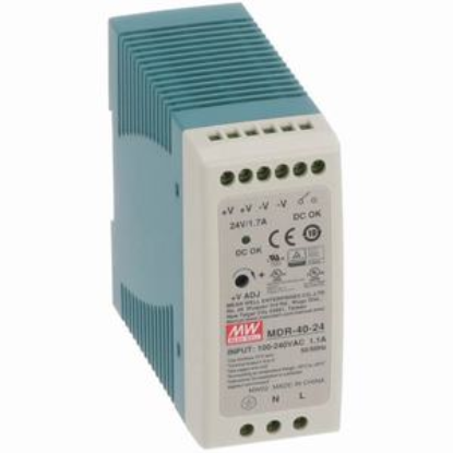 Ảnh của MDR-40-24 Bộ chuyển nguồn ats 1 pha MEAN WELL - Chất lượng cao