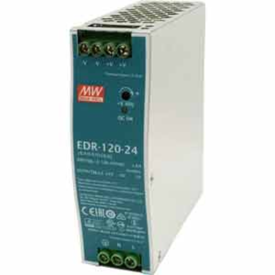 Ảnh của Bộ nguồn 120W kinh tế MEAN WELL EDR-120-24 