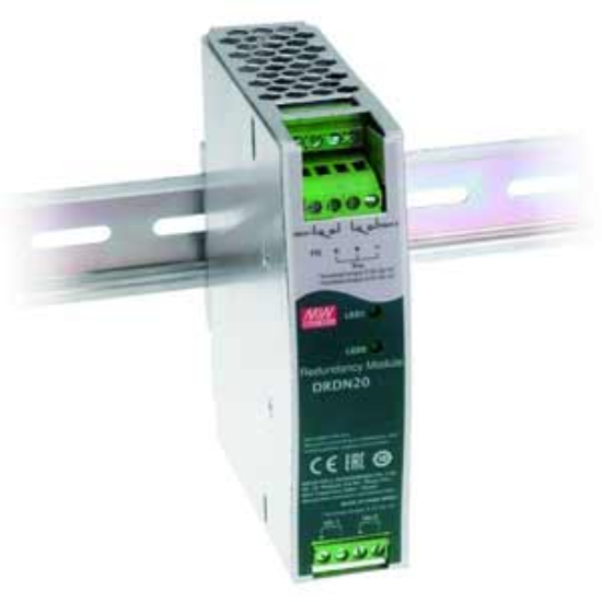 Ảnh của Bộ nguồn xung gắn ray 20A dự phòng MEAN WELL DRDN20-24 