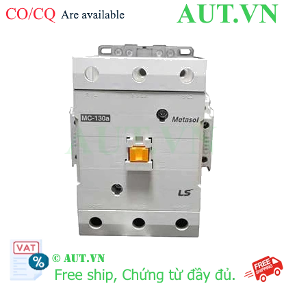 Ảnh của Công tắc tơ 3 pha LS MC-130a 24VAC 130A 60kW 2NO+2NC