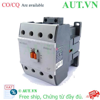 Ảnh của Công tắc tơ 4 cực (4NO) LS MC-65a/4 48VAC 65A 30kW
