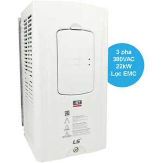 Ảnh của SV0220IS7-4NOFD Biến tần LS dòng IS7 3 pha 380VAC 22kW 45A,61A 400Hz