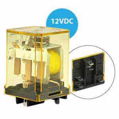 Ảnh của Rơ le công suất IDEC RR1BA-U DC12 5 chân dẹt 10A