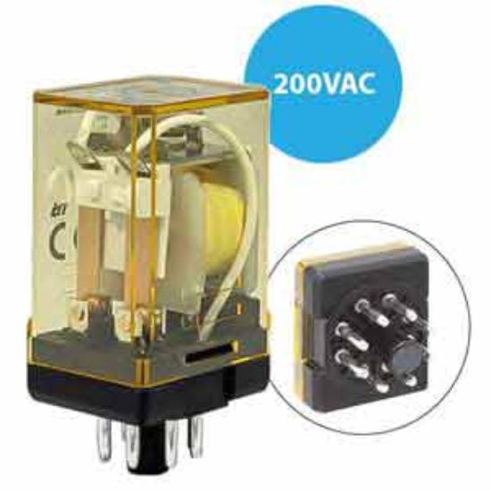 Ảnh của Rơ le công suất IDEC RR2P-U AC200 8 chân tròn 10A