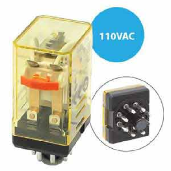 Ảnh của Rơ le công suất IDEC RR2P-UC AC110 8 chân tròn 10A
