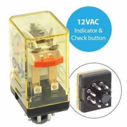 Ảnh của Rơ le công suất IDEC RR2P-ULC AC12 8 chân tròn 10A