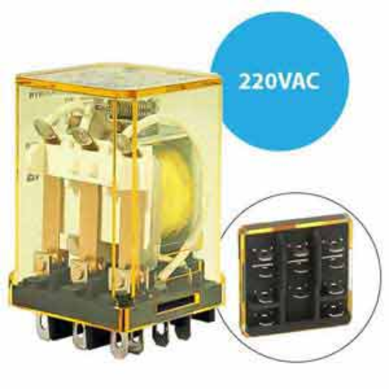 Ảnh của Rơ le công suất IDEC RR3B-U AC220 11 chân dẹt 10A