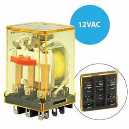 Ảnh của Rơ le công suất IDEC RR3B-UC AC12 11 chân dẹt 10A
