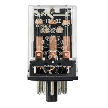Ảnh của Rơ le trung gian CHINT JQX-10F/2Z 6VDC 8 chân tròn 10A
