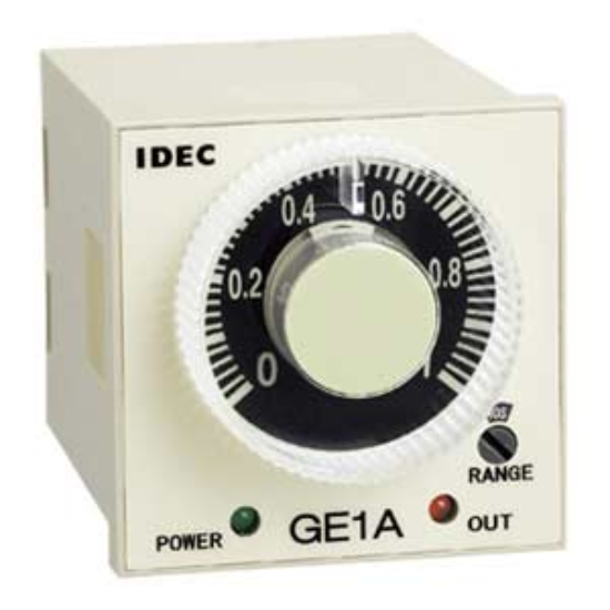 Ảnh của Bộ định thời On-delay IDEC GE1A-C10HA100 110VAC, 10h, 8 chân tròn