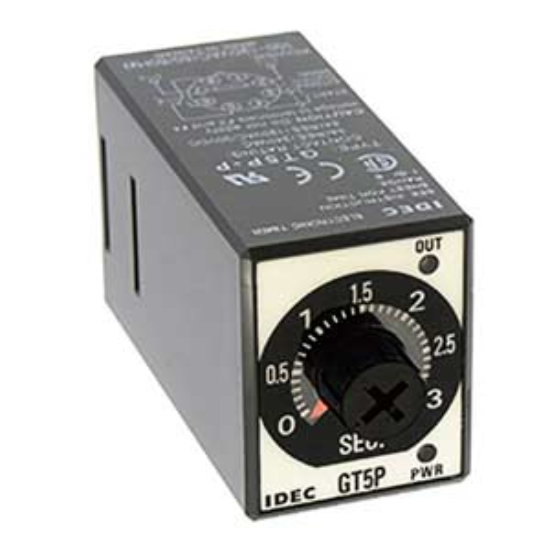 Ảnh của ON delay timers Idec GT5P-N6MA100 6min, 8 chân tròn