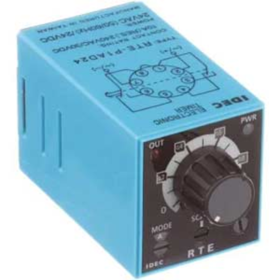 Ảnh của Bộ đặt thời gian đa năng IDEC RTE-P1AD24 24VAC/DC, 8 chân tròn
